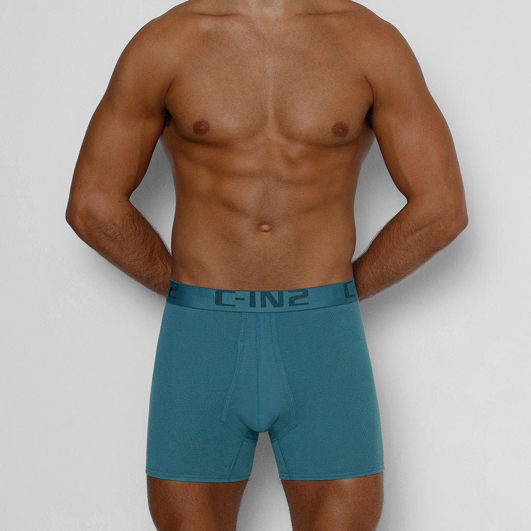 Core Mid Rise Boxer Brief Lagoon Blue - C - IN2 New York