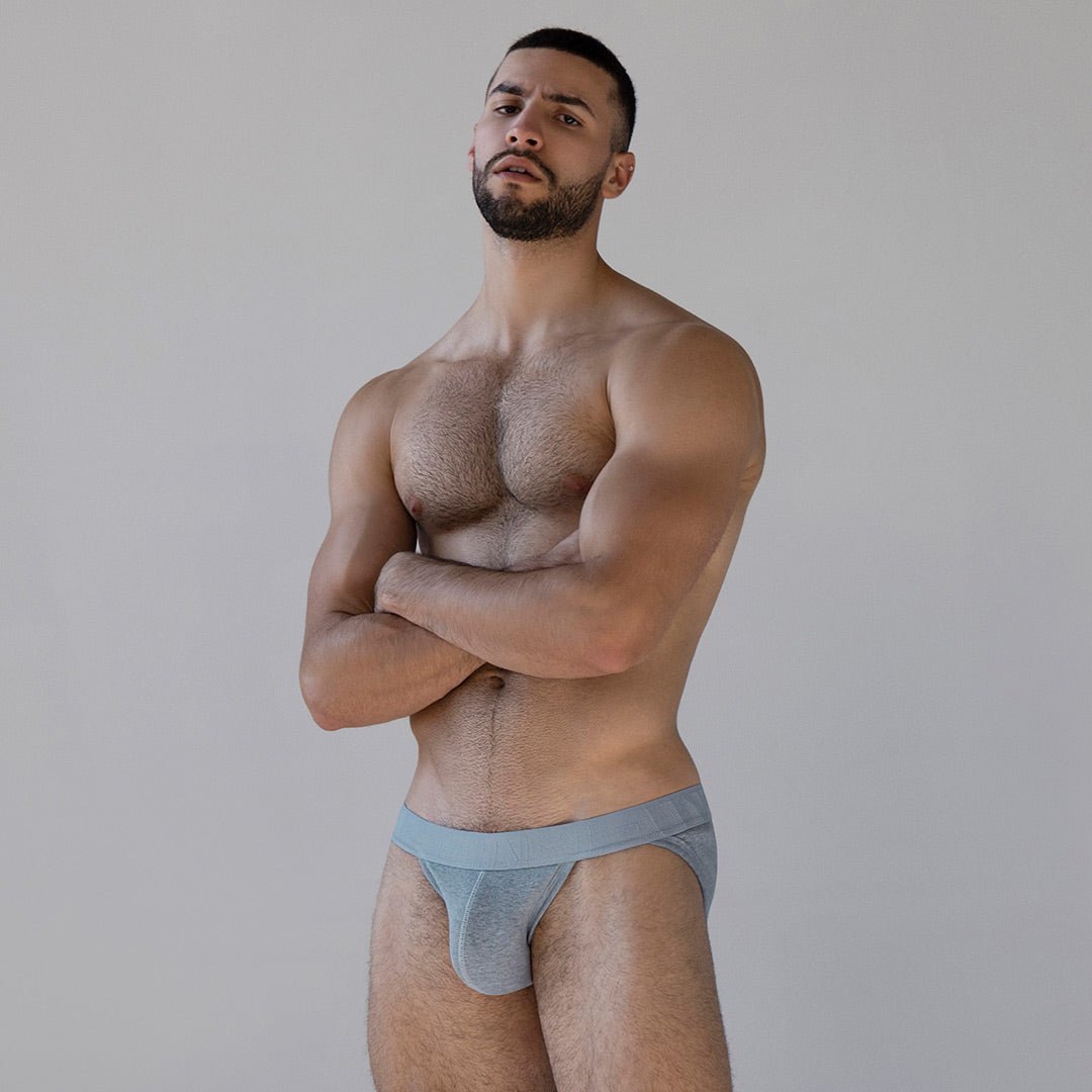 Hand Me Down Dash Brief Bowen Blue Heather - C - IN2 New York