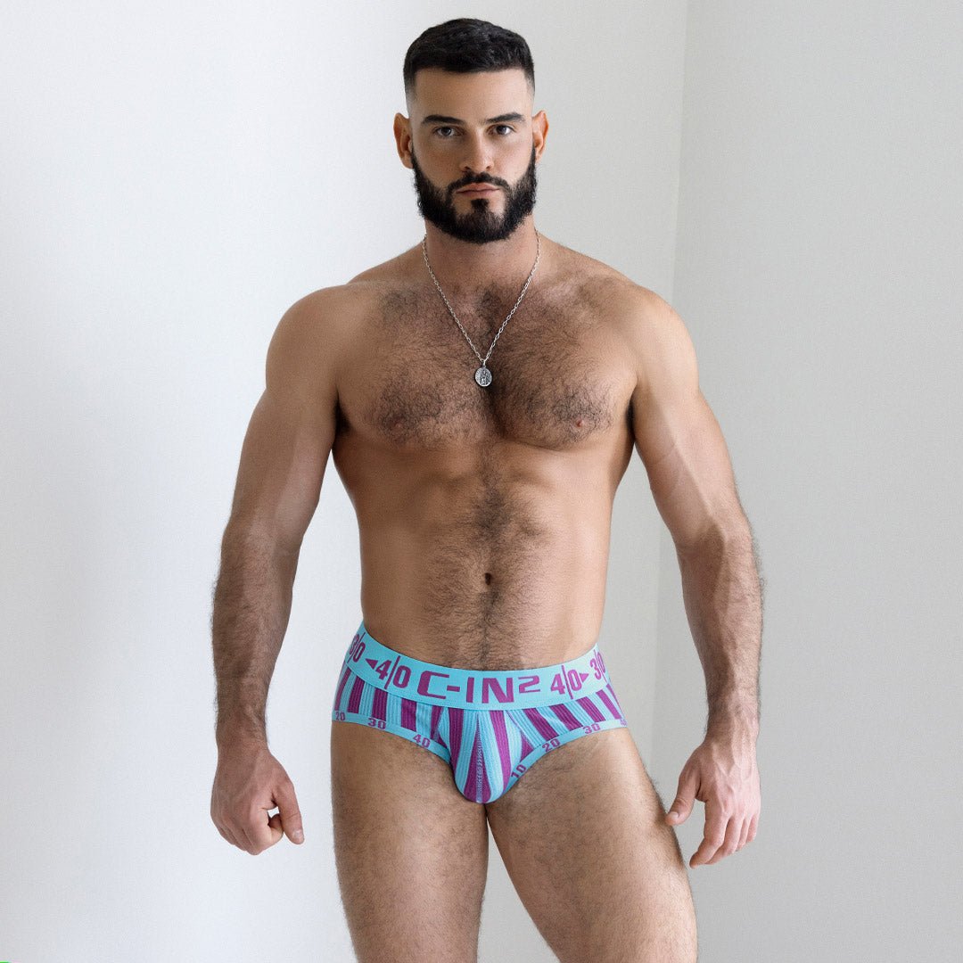 H+A+R+D Low Rise Brief Boaz Blue - C - IN2 New York