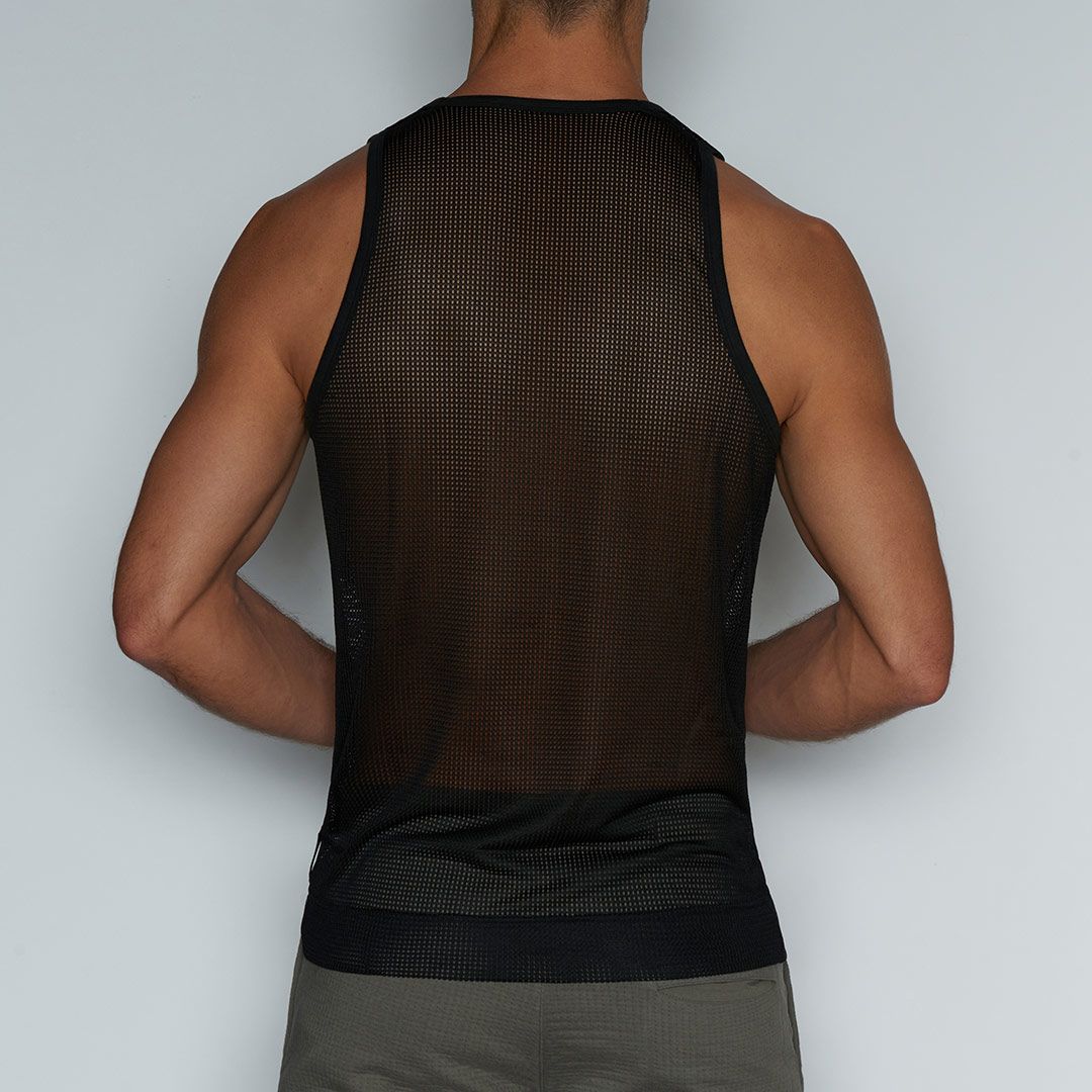 Scrimmage Relaxed Tank Bob Black - C - IN2 New York